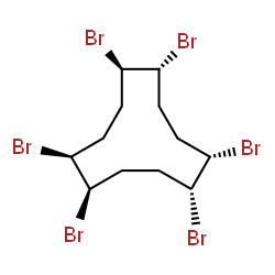 ChemSpider 2D Image | alpha-HBCD | C12H18Br6