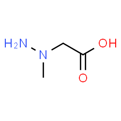 ChemSpider 2D Image | (1-Methylhydrazino)acetic acid | C3H8N2O2