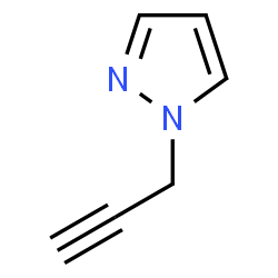 ChemSpider 2D Image | 1-(2-Propyn-1-yl)-1H-pyrazole | C6H6N2