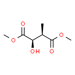 ChemSpider 2D Image | Dimethyl (2R,3R)-2-hydroxy-3-methylsuccinate | C7H12O5