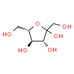 ChemSpider 2D Image | L-Fructofuranose | C6H12O6