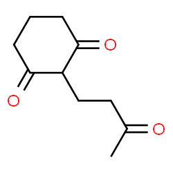 ChemSpider 2D Image | 2-(3-Oxobutyl)-1,3-cyclohexanedione | C10H14O3