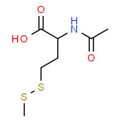 ChemSpider 2D Image | 2-Acetamido-4-(methyldisulfanyl)butanoic acid | C7H13NO3S2