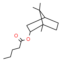 ChemSpider 2D Image | Bornyl valerate | C15H26O2