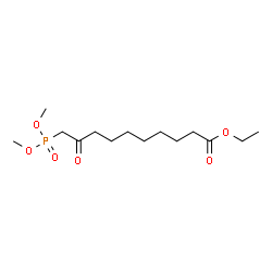 ChemSpider 2D Image | Ethyl 10-(dimethoxyphosphoryl)-9-oxodecanoate | C14H27O6P