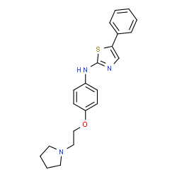ChemSpider 2D Image | FLT3 Inhibitor III | C21H23N3OS