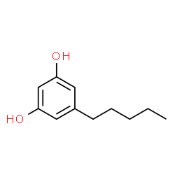 ChemSpider 2D Image | 5-Pentylresorcinol | C11H16O2