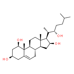 ChemSpider 2D Image | Alliosterol | C27H46O4