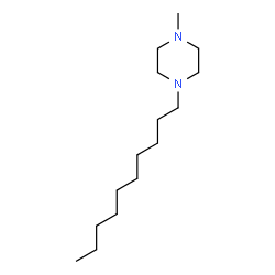 ChemSpider 2D Image | 1-Decyl-4-methylpiperazine | C15H32N2
