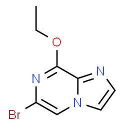 ChemSpider 2D Image | 6-Bromo-8-ethoxyimidazo[1,2-a]pyrazine | C8H8BrN3O