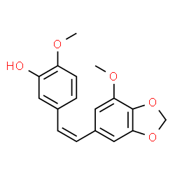 ChemSpider 2D Image | Combretastatin A2 | C17H16O5