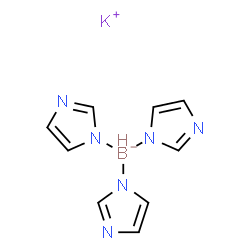 ChemSpider 2D Image | Potassium hydrido(tri-1H-imidazol-1-yl)borate(1-) | C9H10BKN6