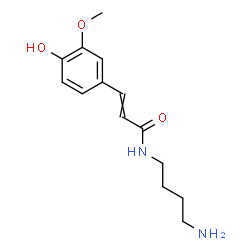 ChemSpider 2D Image | Feruloylputrescine | C14H20N2O3