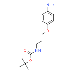 ChemSpider 2D Image | 2-Methyl-2-propanyl [3-(4-aminophenoxy)propyl]carbamate | C14H22N2O3