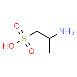 ChemSpider 2D Image | 2-Amino-1-propanesulfonic acid | C3H9NO3S