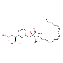 ChemSpider 2D Image | citrafungin B | C28H38O13