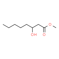 ChemSpider 2D Image | Methyl 3-hydroxyoctanoate | C9H18O3