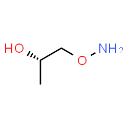 ChemSpider 2D Image | (2S)-1-(Aminooxy)-2-propanol | C3H9NO2
