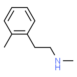 ChemSpider 2D Image | N-Methyl-2-(2-methylphenyl)ethanamine | C10H15N