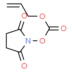 ChemSpider 2D Image | N-(Allyloxycarbonyloxy)succinimide | C8H9NO5