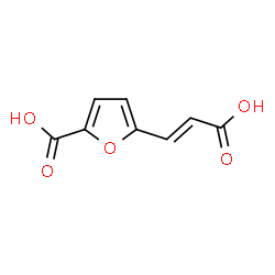 ChemSpider 2D Image | 5-[(E)-2-Carboxyvinyl]-2-furoic acid | C8H6O5