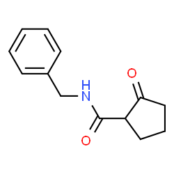 ChemSpider 2D Image | N-Benzyl-2-oxocyclopentanecarboxamide | C13H15NO2