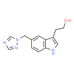 ChemSpider 2D Image | 2-[5-(1H-1,2,4-Triazol-1-ylmethyl)-1H-indol-3-yl]ethanol | C13H14N4O