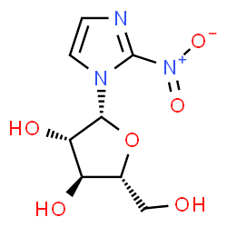 ChemSpider 2D Image | 1-beta-D-arabinofuranosyl-2-nitroimidazole | C8H11N3O6