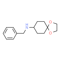 ChemSpider 2D Image | N-Benzyl-1,4-dioxaspiro[4.5]decan-8-amine | C15H21NO2