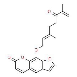 ChemSpider 2D Image | Lansiumarin A | C21H20O5