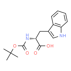 ChemSpider 2D Image | Boc-D-Trp | C16H20N2O4