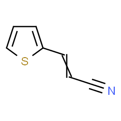 ChemSpider 2D Image | 3-(2-Thienyl)acrylonitrile | C7H5NS
