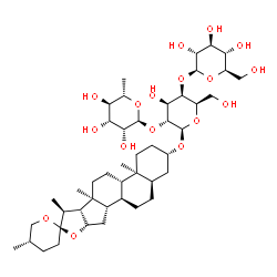 ChemSpider 2D Image | iso-Terrestrosin B | C45H74O17