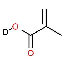 ChemSpider 2D Image | 2-Methyl-2-propen(~2~H)oic acid | C4H5DO2