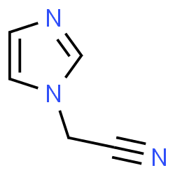 ChemSpider 2D Image | 1H-Imidazol-1-ylacetonitrile | C5H5N3
