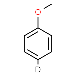 ChemSpider 2D Image | Methoxy(4-~2~H)benzene | C7H7DO