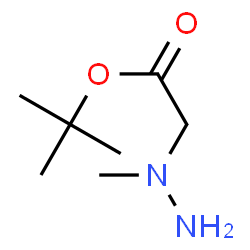 ChemSpider 2D Image | tert-Butyl 2-(1-methylhydrazinyl)acetate | C7H16N2O2