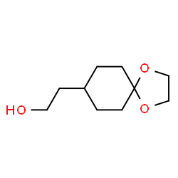ChemSpider 2D Image | 2-(1,4-Dioxaspiro[4.5]dec-8-yl)ethanol | C10H18O3