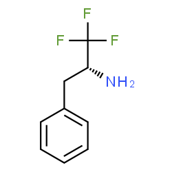 ChemSpider 2D Image | (2R)-1,1,1-Trifluoro-3-phenyl-2-propanamine | C9H10F3N