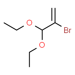ChemSpider 2D Image | 2-Bromo-3,3-diethoxy-propene | C7H13BrO2