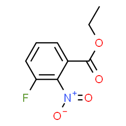ChemSpider 2D Image | Ethyl 3-fluoro-2-nitrobenzoate | C9H8FNO4