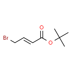 ChemSpider 2D Image | tert-butyl (E)-4-bromobut-2-enoate | C8H13BrO2