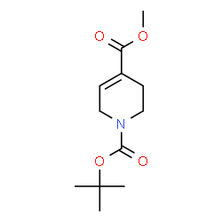 ChemSpider 2D Image | Methyl 1-Boc-1,2,3,6-tetrahydropyridine-4-carboxylate | C12H19NO4