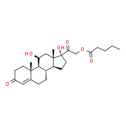ChemSpider 2D Image | Hydrocortisone 21-Valerate | C26H38O6