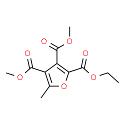 ChemSpider 2D Image | 2-Ethyl 3,4-dimethyl 5-methyl-2,3,4-furantricarboxylate | C12H14O7