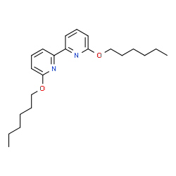 ChemSpider 2D Image | 6,6'-Bis(hexyloxy)-2,2'-bipyridine | C22H32N2O2