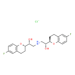 ChemSpider 2D Image | Nebivolol hydrochloride | C22H26ClF2NO4