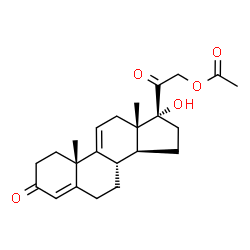 ChemSpider 2D Image | Anecortave | C23H30O5
