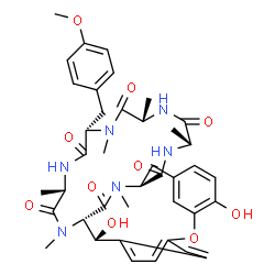 ChemSpider 2D Image | Bouvardin | C40H48N6O10