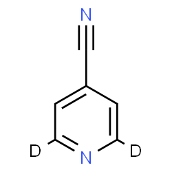 ChemSpider 2D Image | 4-(2,6-~2~H_2_)Pyridinecarbonitrile | C6H2D2N2